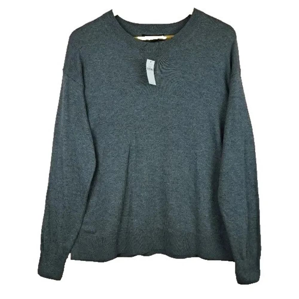 NEW Banana Republic Mens Sweater Crew Neck Long Sleeve Cotton Rayon Size S